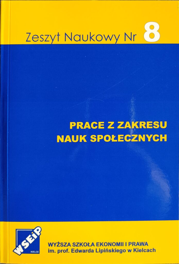 Zeszyt Naukowy Nr 8
